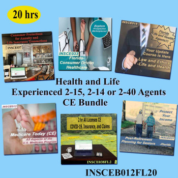 20 hr 2-15, 2-14 or 2-40 CE Bundle for Experienced Agents 